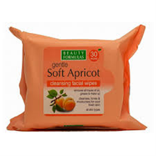 BEAUTY FORMULAS APRICOT FACIAL WIPES