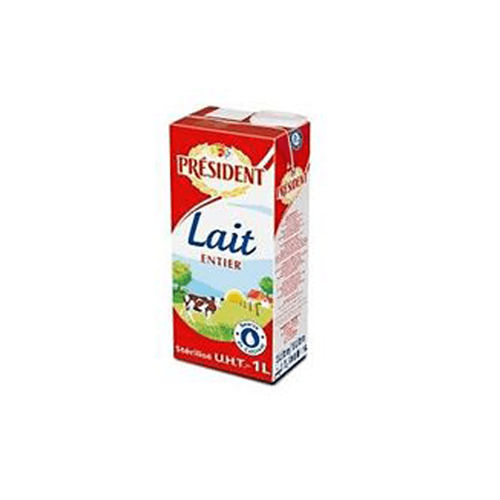 1LT PRESIDENT WHOLE MILK TRETRA PACK