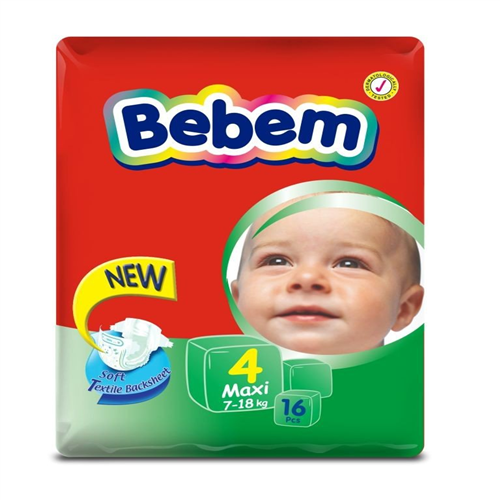 7-18KG BEBEM BABY DIAPER 4 MAXI