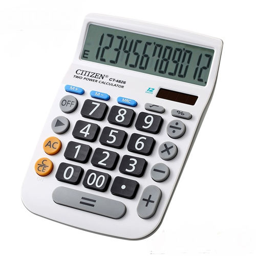 CITIZEN ELECTRONIC CALCULATOR CT-4826