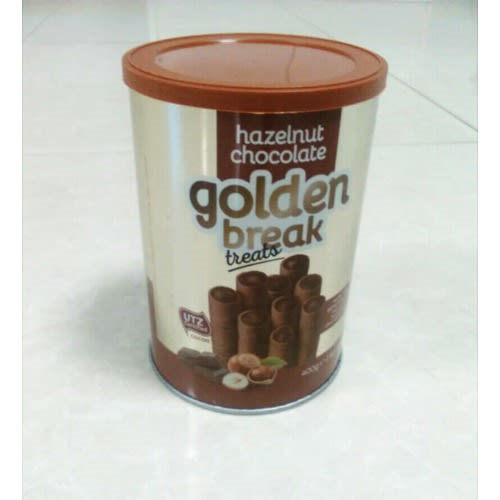 Golden Break Hazelnut Wafer Rolls - 400g