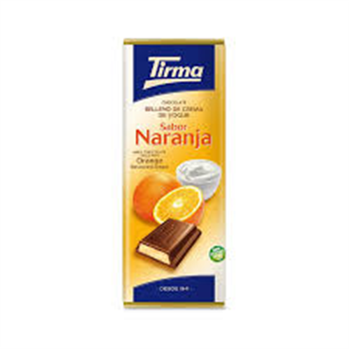 95G TIRMA MILK CHOCOLATE WITH ORANGE