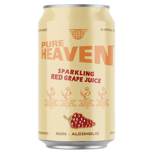 Pure Heaven Sparkling Red Grape 330ml