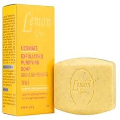 200G LEMON GLOW EXFOLIATING SOAP