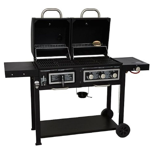 Gas And Charcoal Grill And Barbecue Machine - 32 Burger Capacity
