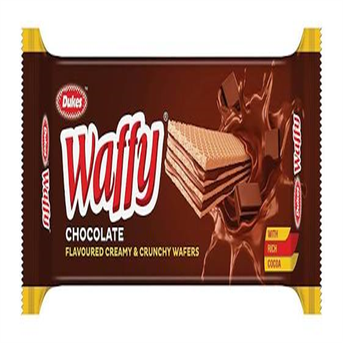 75G DUKES WAFFY CHOCOLATE FLAVOURED WAFERS 