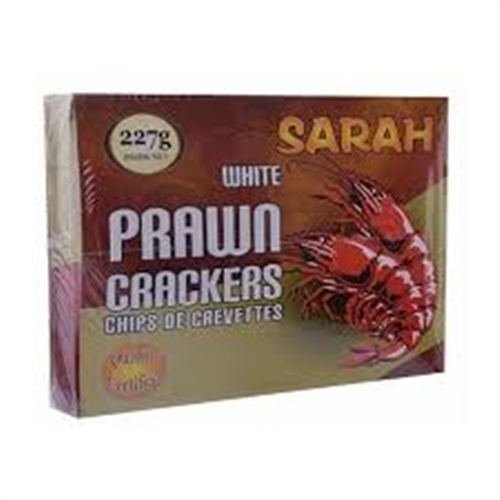 227G SARAH WHITE PRAWN CRACKERS