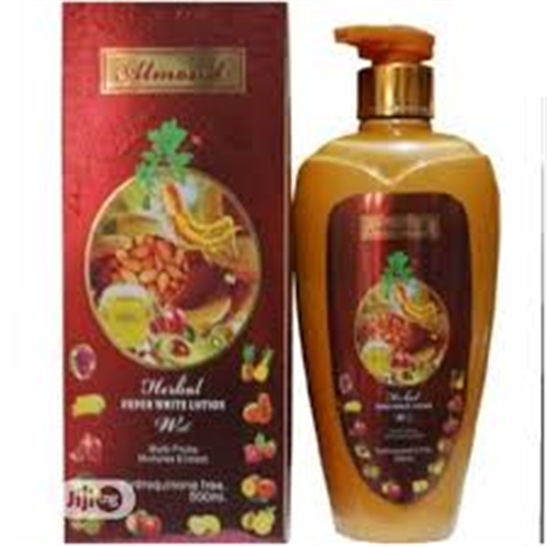 Almond herbal super clear white body lotion 