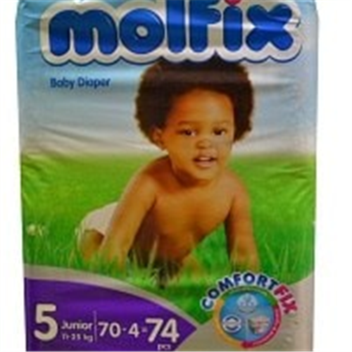 Molfix baby diapers junior jumbo size 5
