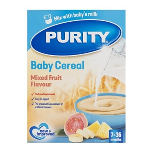 200G PURITY BABY CEREAL MIXED FRUIT