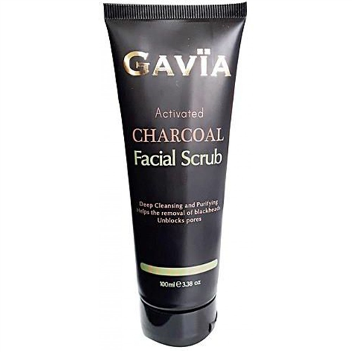 GAVIA ACTIVATED CHARCOAL WHITENING FACIAL SCRUB – 100ml