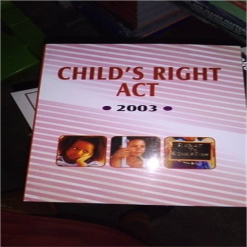 CHILD'S RIGHT ACT