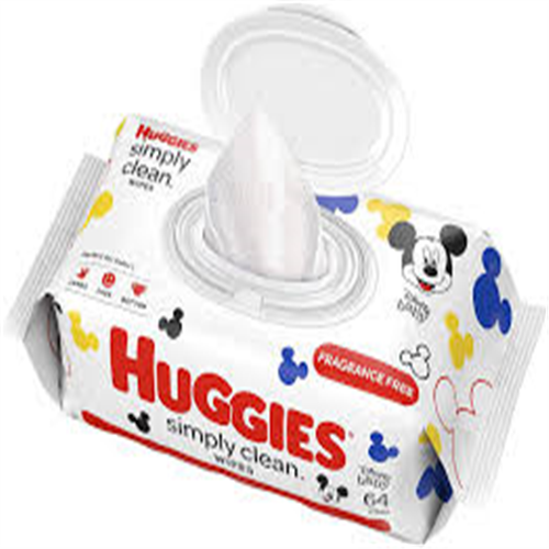HUGGIES SIMPLY CLEAN 64 WIPES