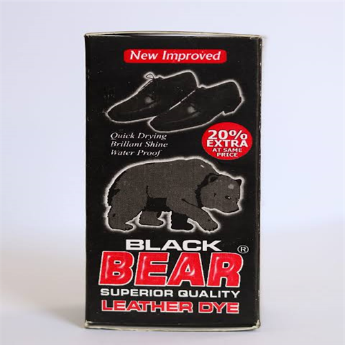 Black Bear Leather Dye