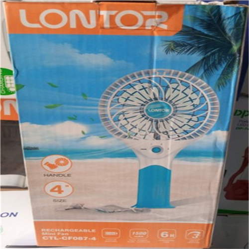 Lontor 5" Inches Portable Hangable Mini Fan With LED Light