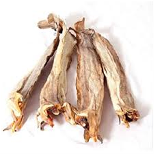Stockfish Is Unsalted Fish Especially Cod Dried By Cold Air Stock