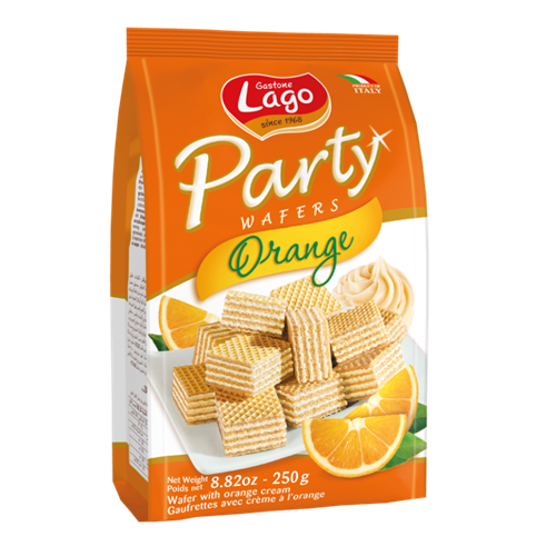 Gastone Lago Party Wafers Orange 250g