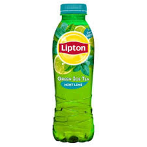 NEW LIPTON GREEN ICE TEA 500ML LOW IN CALORIES STILL SOFT DRINK WITH GREEN TEA EXTRACT AND LIME JUICE WITH LOW SUGAR & SWEETENER