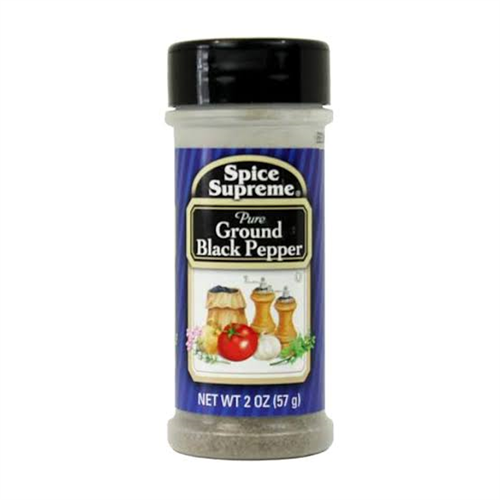 SPICE SUPREME PURE GROUND BLACK PEPPER 57G