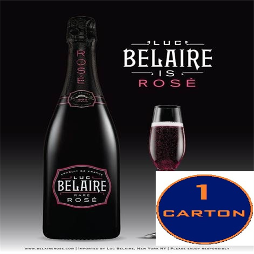 CARTON of Luc Belaire Rosé 75cl 12.5 percent
