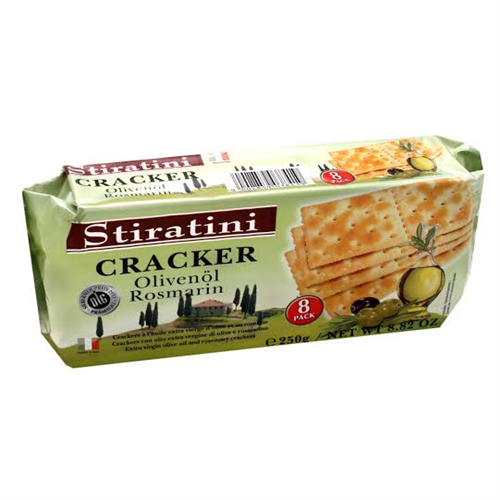 250G STIRATINI CRACKER OLIVE OIL ROSEMARY