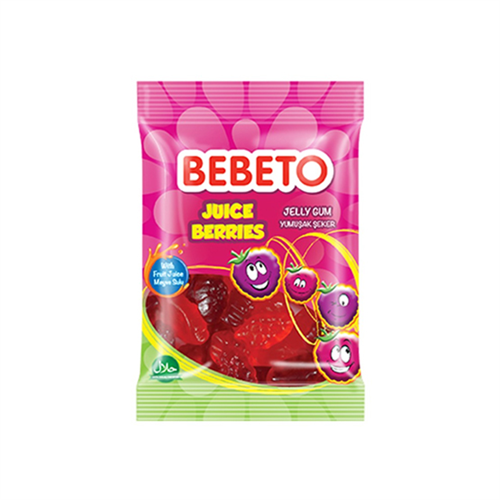 Bebeto Juice Berries Jelly Gum 35gm