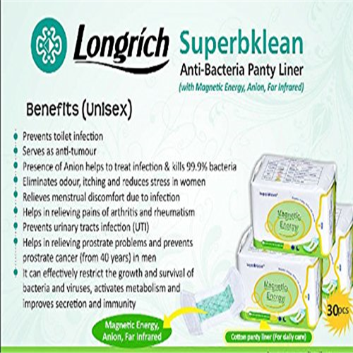 LONGRICH MAGNETIC ENERGY SANITARY NAPKIN COTTON PANTY LINER