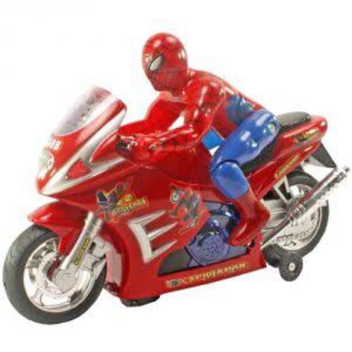 Spider-Man Toy Motorcycle For Kids