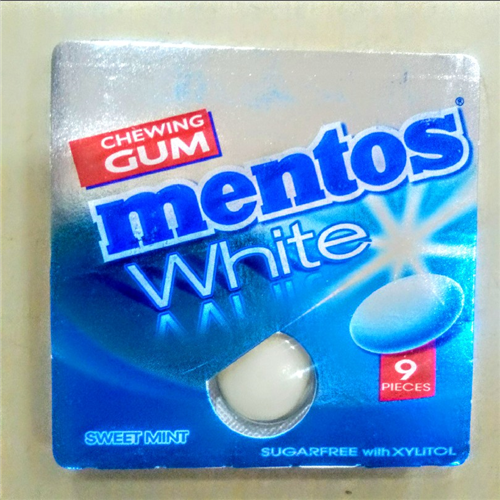 MENTOS ICE GUM SWEET WHITE MINT