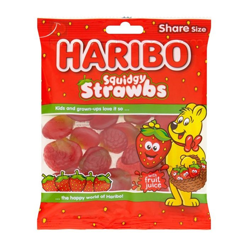 180G HARIBO SQUIDGY STRAWBS