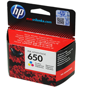 HP 650 Tri-Colour Ink Advantage Cartridge