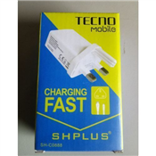 Tecno Fast Charger + Earpiece And USB Cable For Camon 11, Spark 3, Camon 11 Pro, F1,Pouvoir 2, Pouvoir 2 Pro