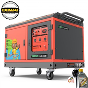 Firman SPS12000SE, 10.5kva Zero Noise Generator Petrol,soundproof