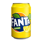 Fanta Lemon Soda Can (330ml)