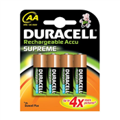 AA DURACELL SUPREME RECHARGEABLE ACCU BATTERY