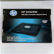 HP DVD/RW USB SLIM PORTABLE OPTICAL DRIVE