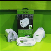 SN-C42 Original Tecno fast USB charger with data cable