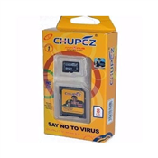 Chupez Micro SD Card With Antivirus - 8GB