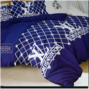 LV Designers Comfortable Duvet  + Bedsheet With 4 Pillow Case