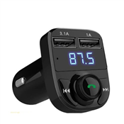 X8 Multifunctional Wireless Car Mp3 Player With Dual Usb Ports