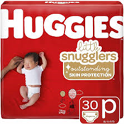 HUGGIES DIAPERS LITTLE  SNUGGLERS SIZE P SINGLE