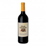 750ML FOUR COUSINS SWEET RED WINE-NON ALCOHOL
