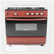 SCANFROST 60X60CM GAS COOKER 4BURNERS RED-CK6302R