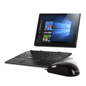Tstar 10.1 Windows Tablet With Detachable Keyboard 4GB RAM 64GB ROM + Scanner Mouse - Black