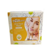 25WIPES VEETGOLD FACIAL WIPES MIX COLOURS