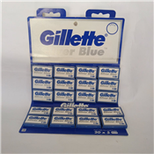 GILLETTE SILVER BLUE STAINLESS
