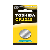Toshiba Cr2025 Lithium Button / Coin Cell Battery 3.0V (0% Mercury)