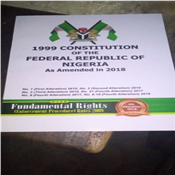 1999 COSTITUSTION OF THE FEDERAL RIPUBLIC OF NIG